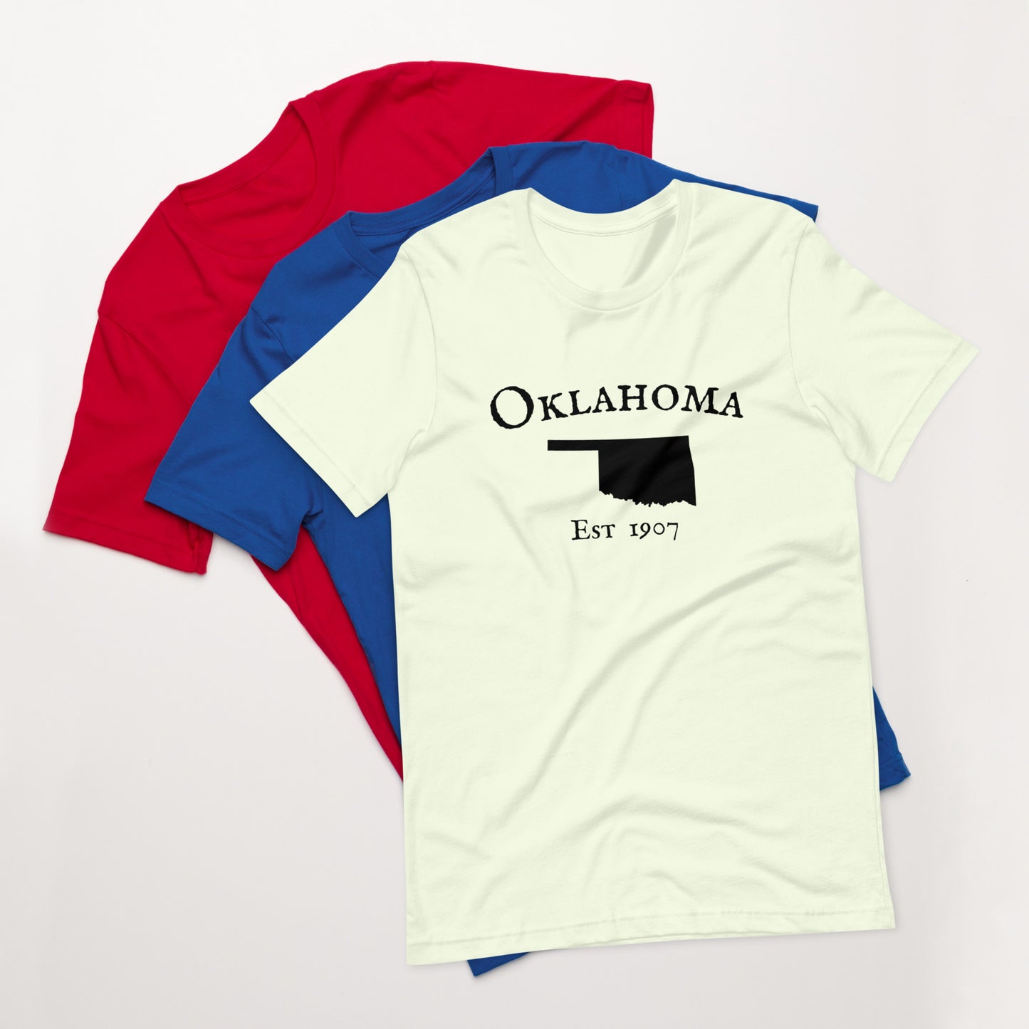 "Oklahoma Established In 1907" T-Shirt - Weave Got Gifts - Unique Gifts You Won’t Find Anywhere Else!