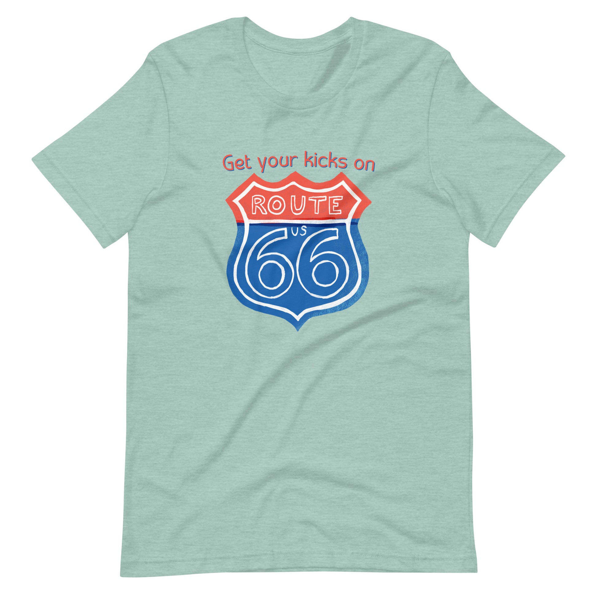 Nostalgic Route 66 tee for road trip lovers