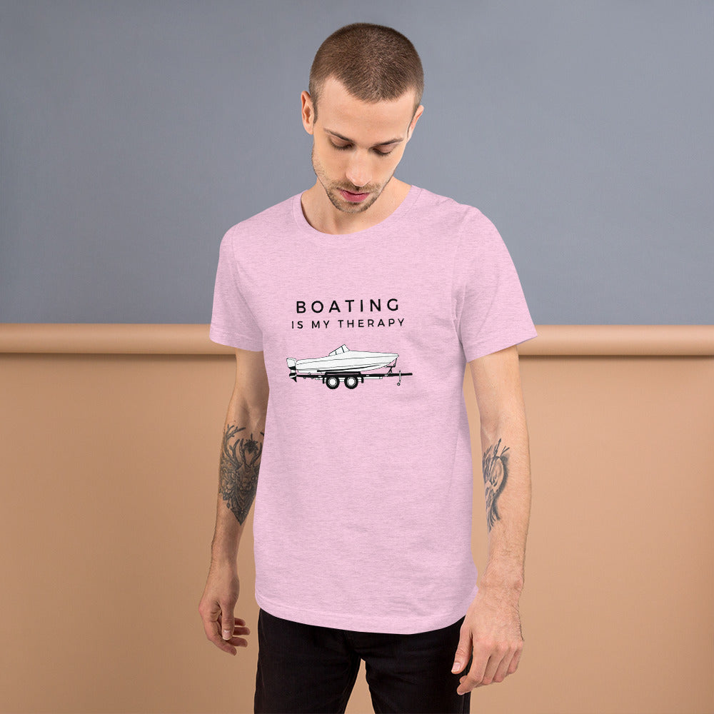 "Boating Is My Therapy" T-Shirt - Weave Got Gifts - Unique Gifts You Won’t Find Anywhere Else!