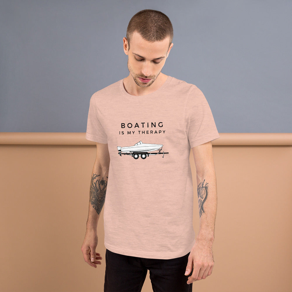 "Boating Is My Therapy" T-Shirt - Weave Got Gifts - Unique Gifts You Won’t Find Anywhere Else!
