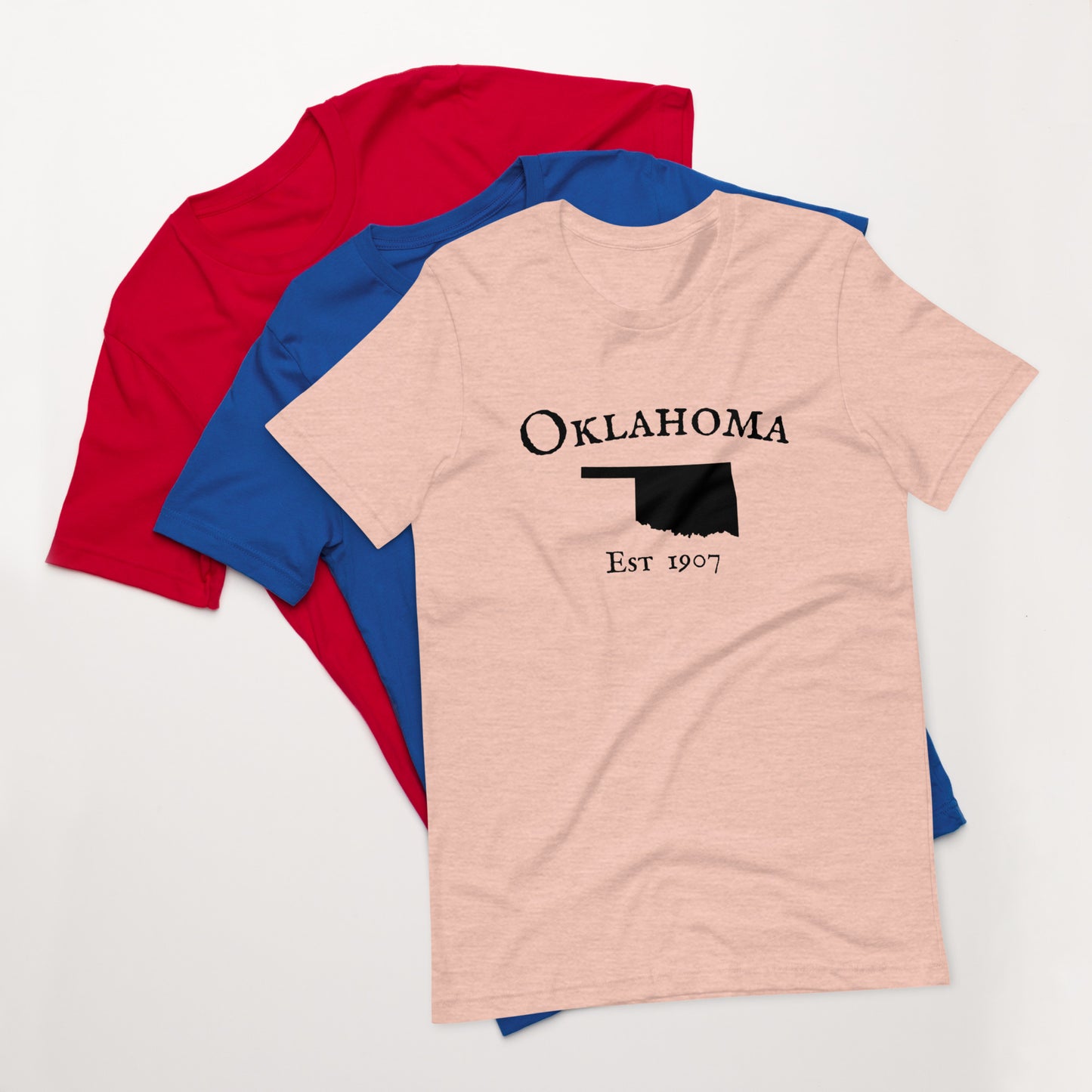 "Oklahoma Established In 1907" T-Shirt - Weave Got Gifts - Unique Gifts You Won’t Find Anywhere Else!