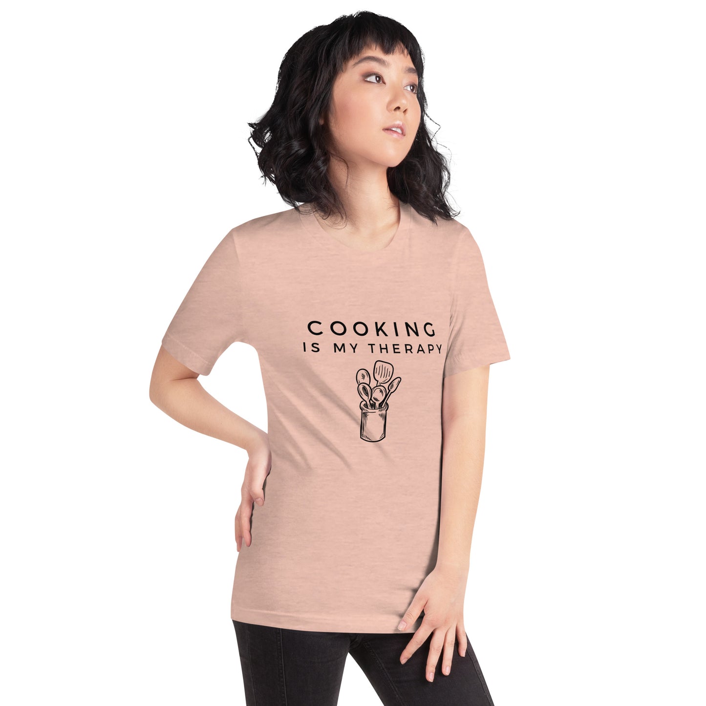"Cooking Is My Therapy" T-Shirt - Weave Got Gifts - Unique Gifts You Won’t Find Anywhere Else!