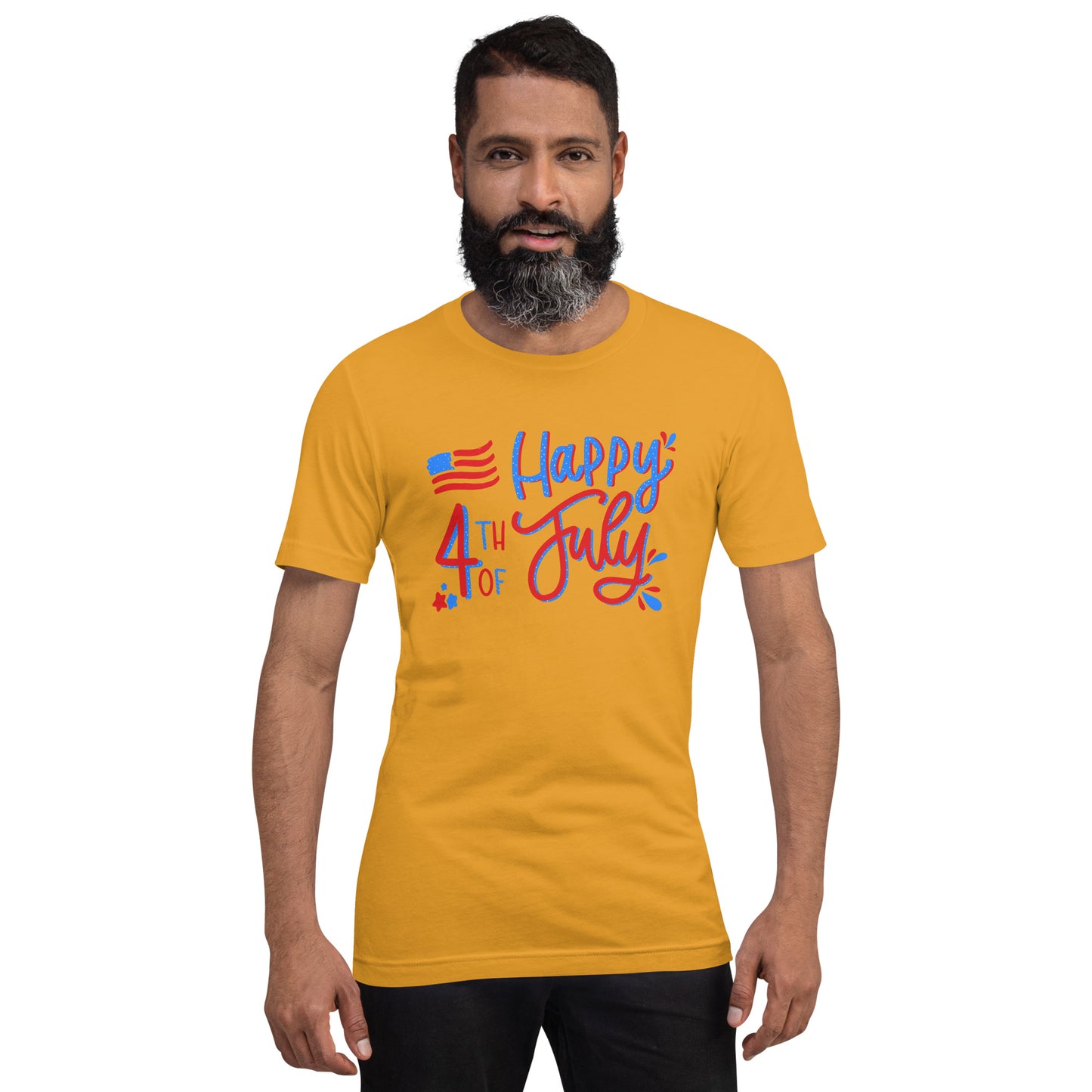 "Happy 4th Of July" T-Shirt - Weave Got Gifts - Unique Gifts You Won’t Find Anywhere Else!