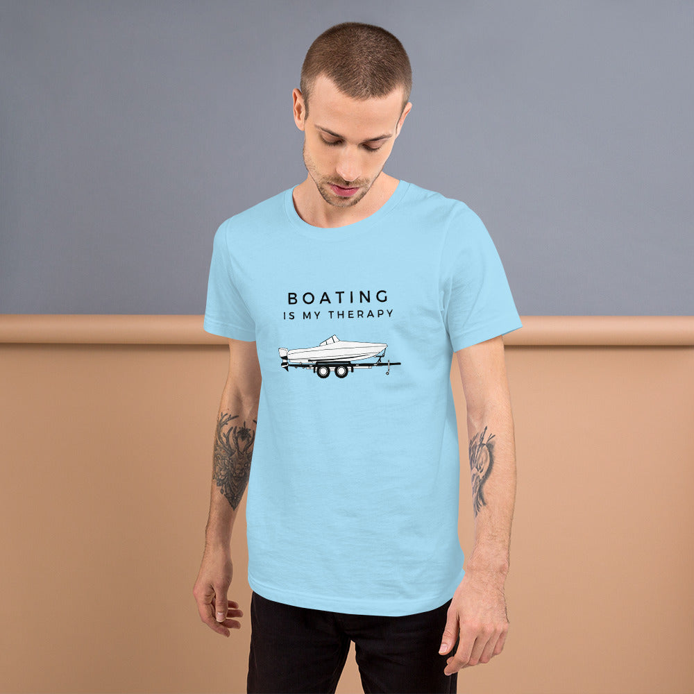 "Boating Is My Therapy" T-Shirt - Weave Got Gifts - Unique Gifts You Won’t Find Anywhere Else!