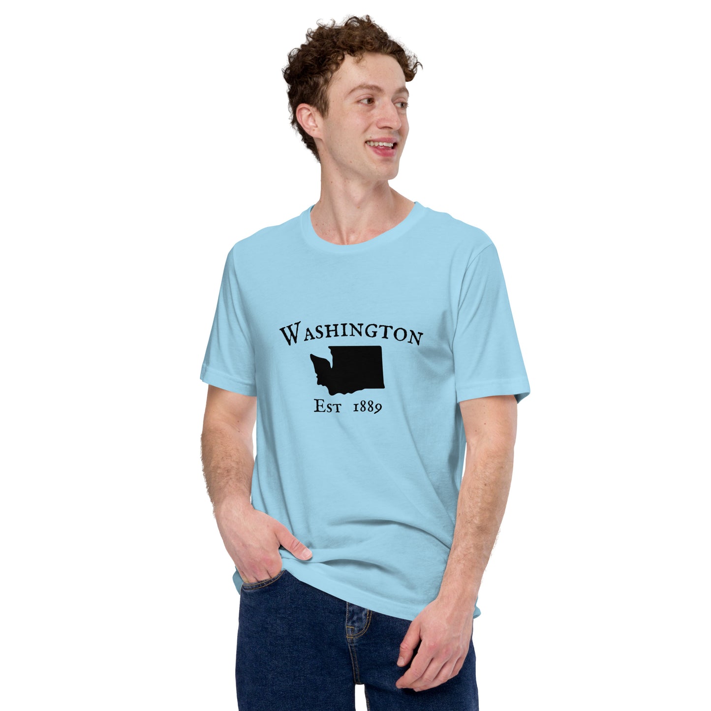 "Washington Established In 1889" T-Shirt - Weave Got Gifts - Unique Gifts You Won’t Find Anywhere Else!