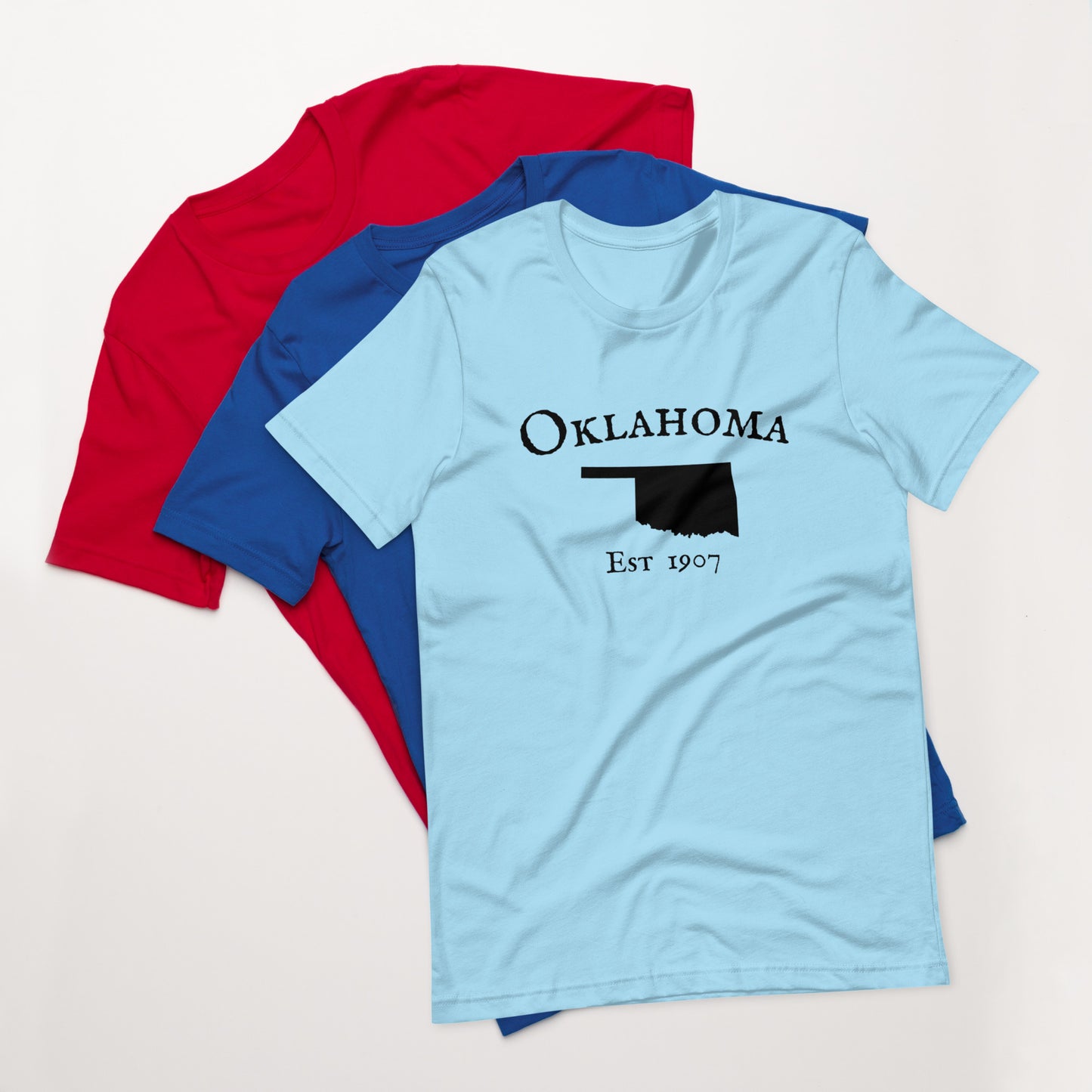 "Oklahoma Established In 1907" T-Shirt - Weave Got Gifts - Unique Gifts You Won’t Find Anywhere Else!