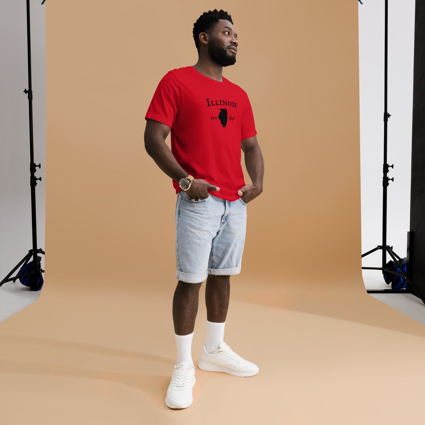 "Illinois Established In 1818" T-Shirt - Weave Got Gifts - Unique Gifts You Won’t Find Anywhere Else!