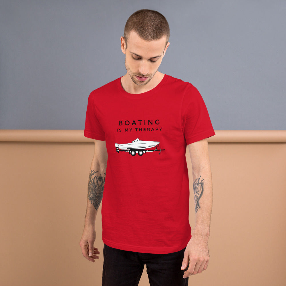 "Boating Is My Therapy" T-Shirt - Weave Got Gifts - Unique Gifts You Won’t Find Anywhere Else!