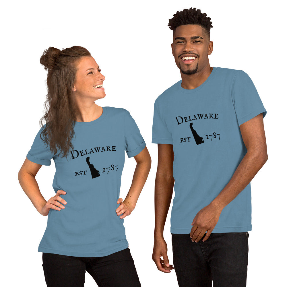 "Delaware Established In 1787" T-Shirt - Weave Got Gifts - Unique Gifts You Won’t Find Anywhere Else!