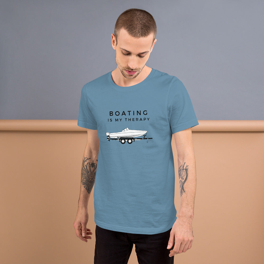 "Boating Is My Therapy" T-Shirt - Weave Got Gifts - Unique Gifts You Won’t Find Anywhere Else!