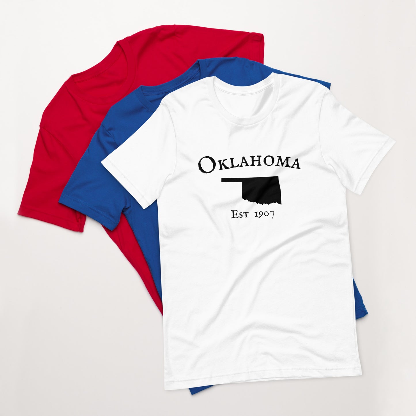 "Oklahoma Established In 1907" T-Shirt - Weave Got Gifts - Unique Gifts You Won’t Find Anywhere Else!