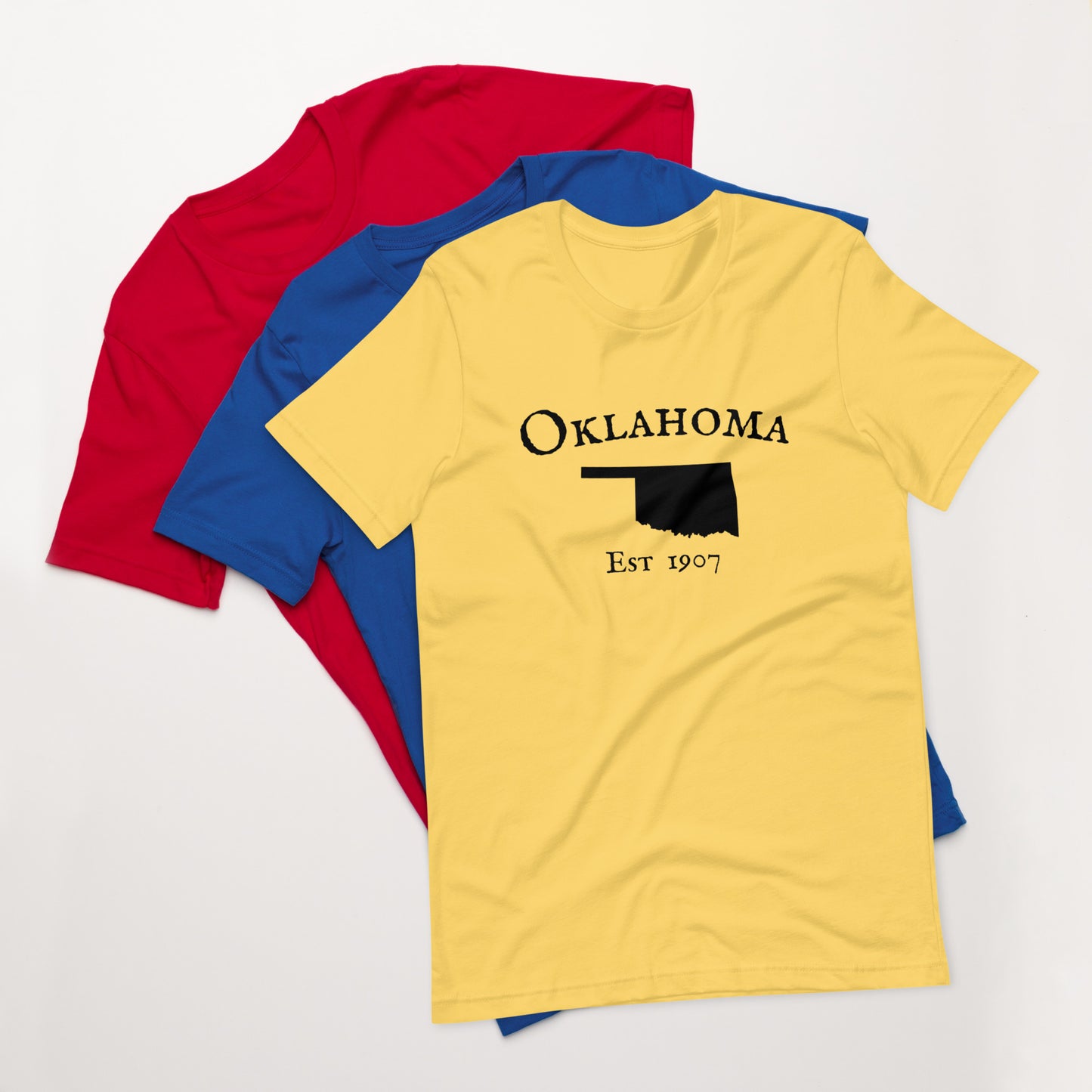 "Oklahoma Established In 1907" T-Shirt - Weave Got Gifts - Unique Gifts You Won’t Find Anywhere Else!