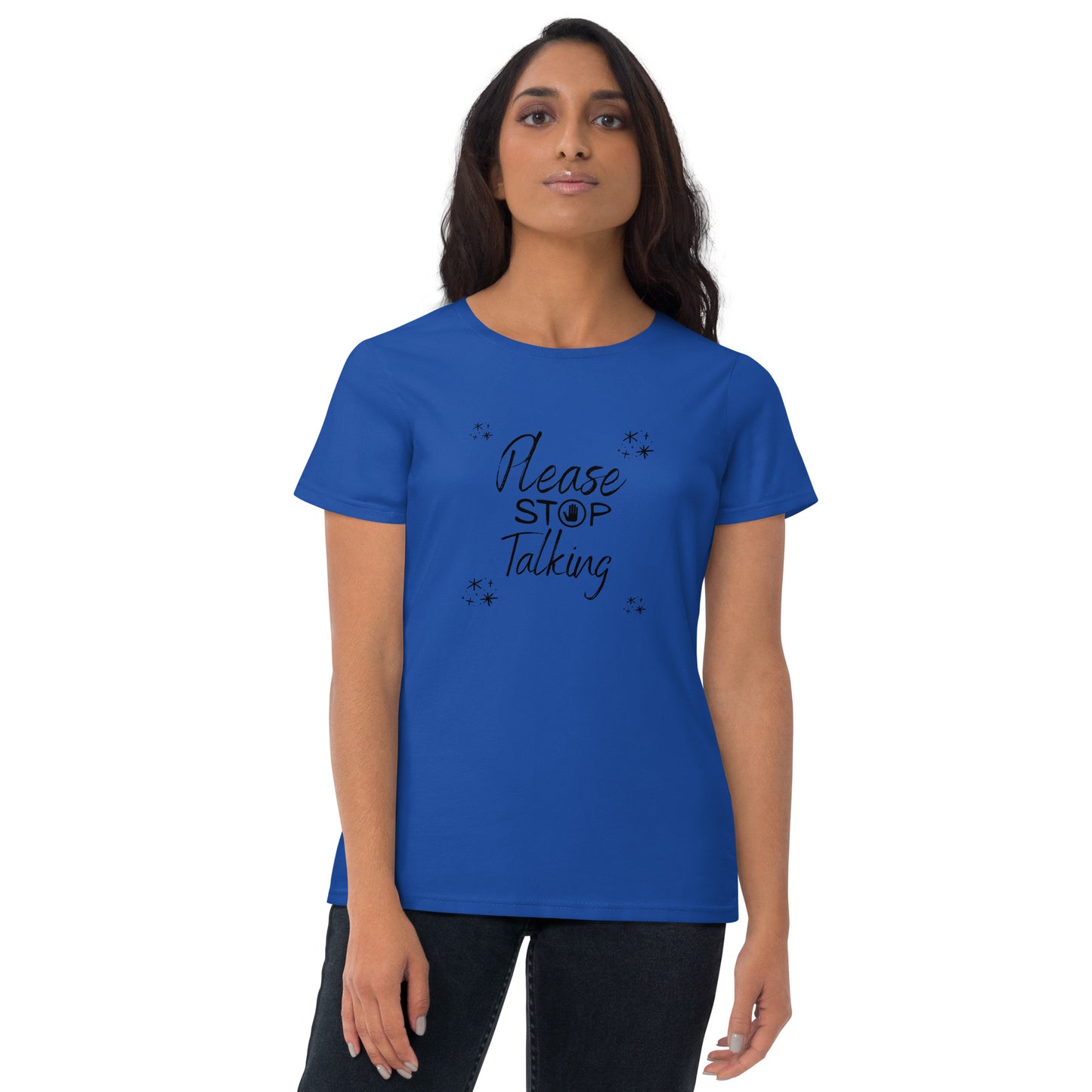 "Please Stop Talking" T-Shirt - Weave Got Gifts - Unique Gifts You Won’t Find Anywhere Else!