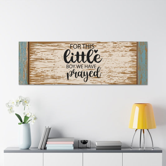 A Rustic Brown Sign For Your Little Boy