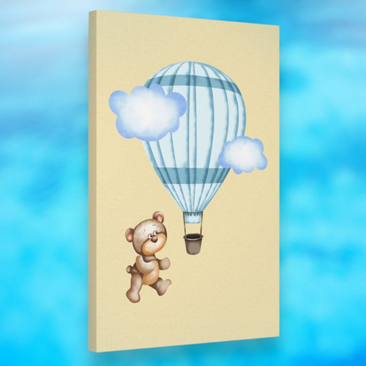 Baby Bear’s Soaring Adventure Canvas Print