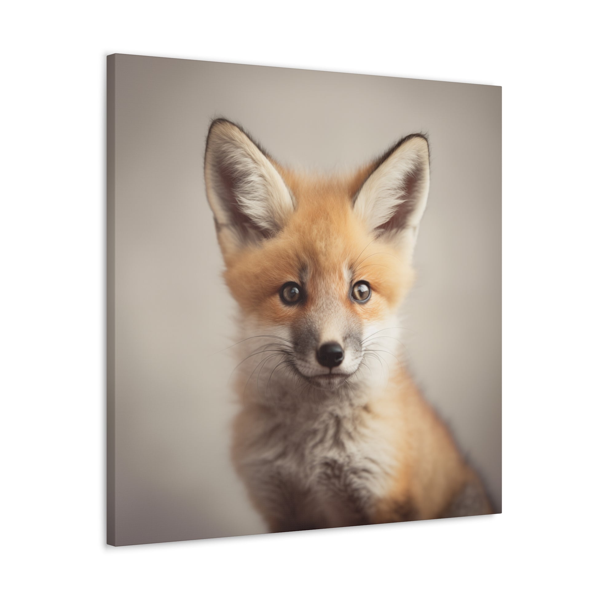 Indoor Fox Artwork with MDF Backing