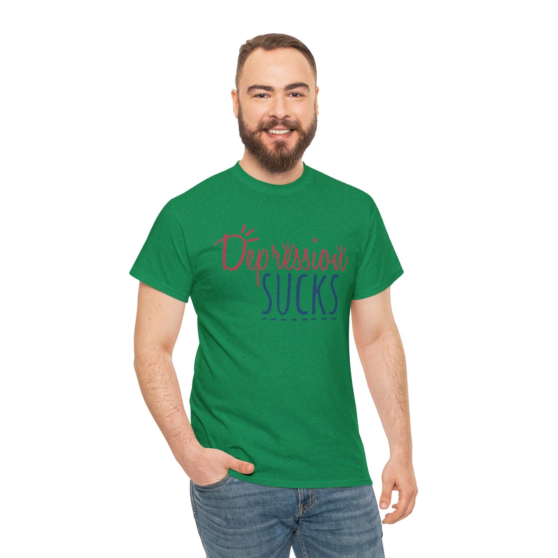 "Depression Sucks" T-Shirt - Weave Got Gifts - Unique Gifts You Won’t Find Anywhere Else!