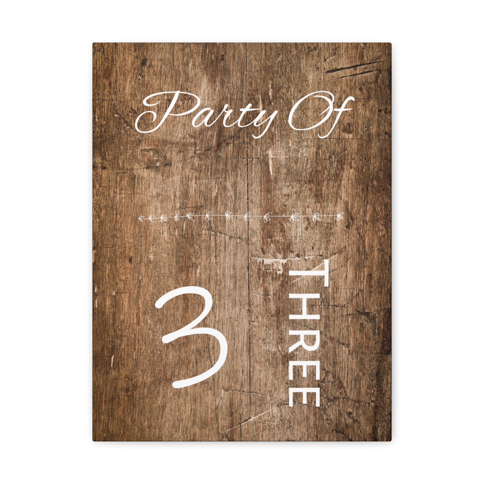 "Party Of 3" Wall Art - Weave Got Gifts - Unique Gifts You Won’t Find Anywhere Else!
