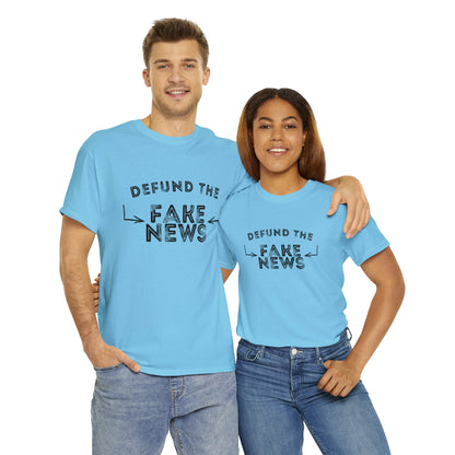 "Defund The Fake News" T-Shirt - Weave Got Gifts - Unique Gifts You Won’t Find Anywhere Else!