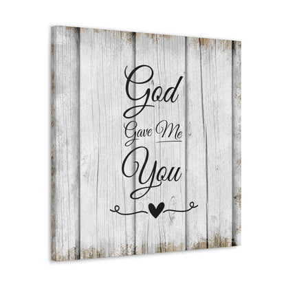 "God Gave Me You" Wall Art - Weave Got Gifts - Unique Gifts You Won’t Find Anywhere Else!