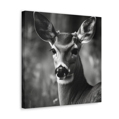 "Black & White Doe" Hunting Wall Art - Weave Got Gifts - Unique Gifts You Won’t Find Anywhere Else!