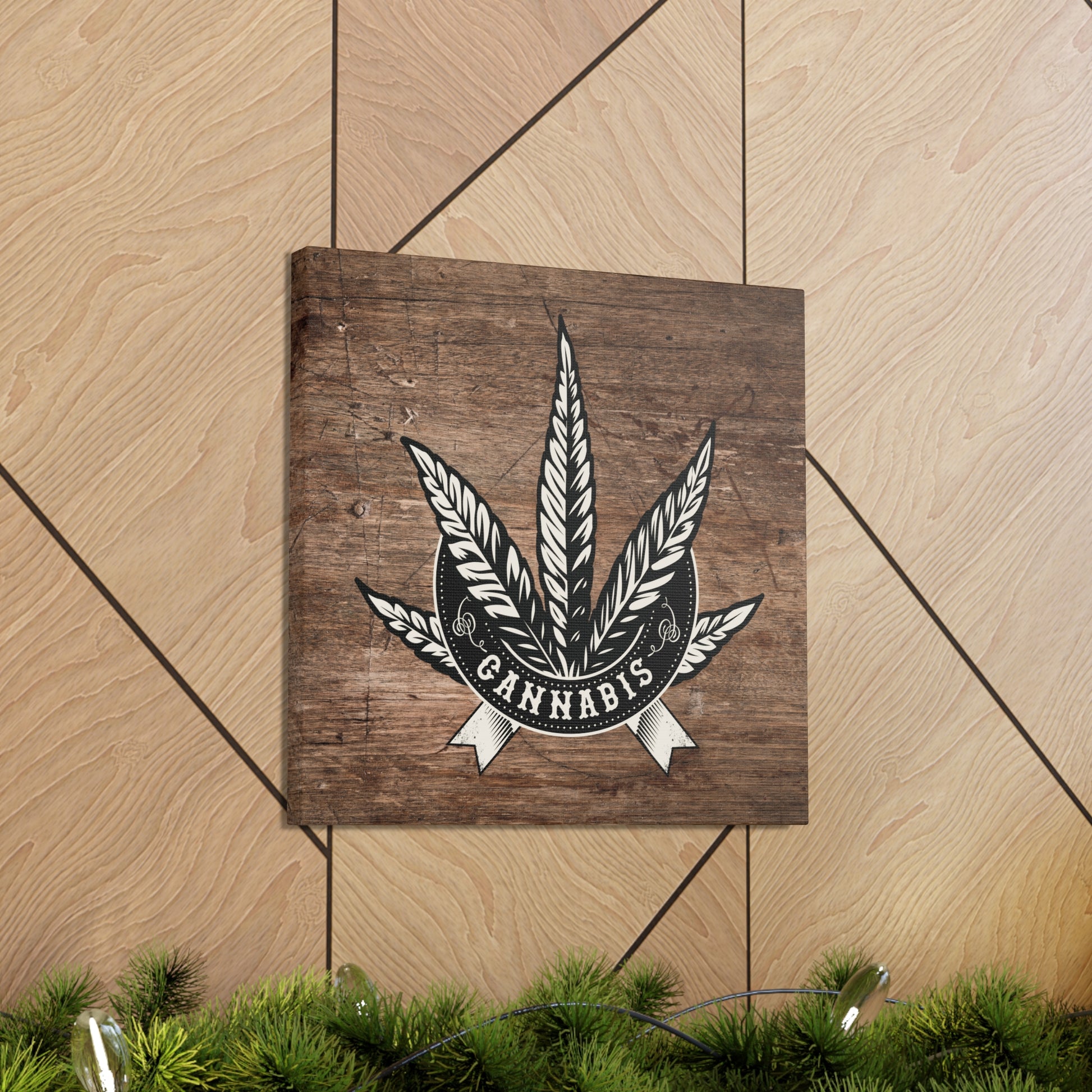 "Vintage Cannabis" Wall Art - Weave Got Gifts - Unique Gifts You Won’t Find Anywhere Else!