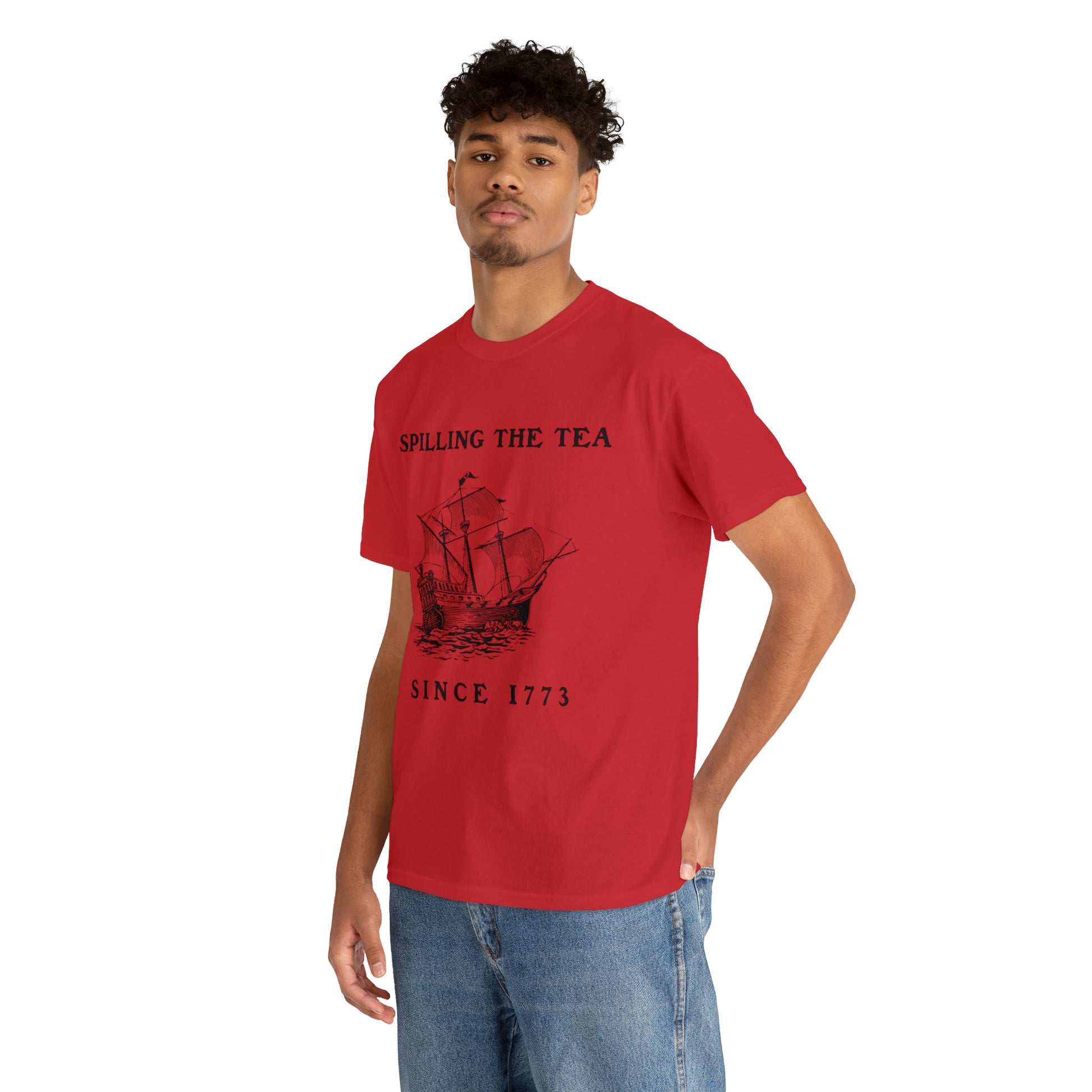 "Spilling The Tea, Since 1773" T-Shirt - Weave Got Gifts - Unique Gifts You Won’t Find Anywhere Else!