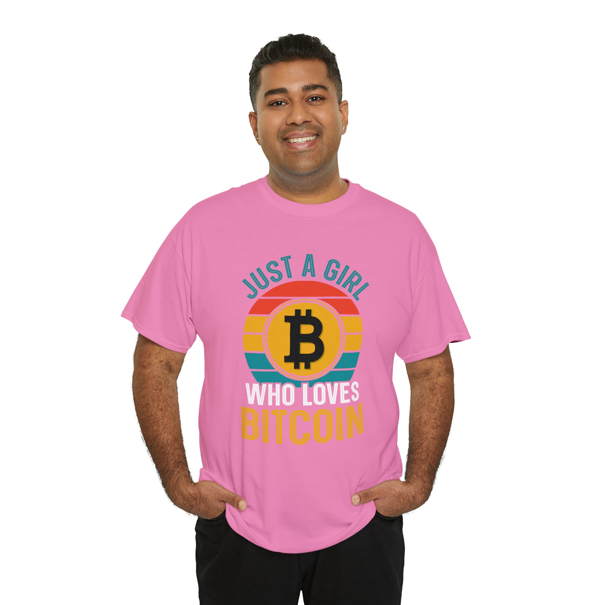 "Just A Girl Who Loves Bitcoin" T-Shirt - Weave Got Gifts - Unique Gifts You Won’t Find Anywhere Else!
