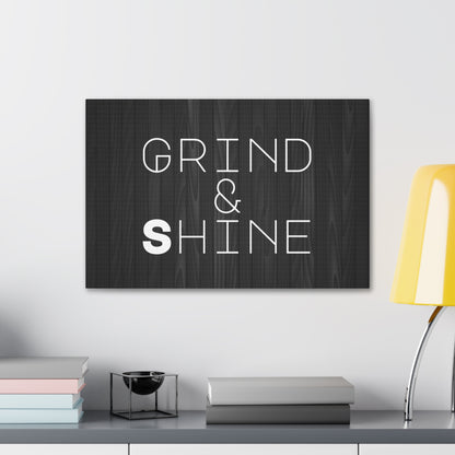 "Grind & Shine" Wall Art - Weave Got Gifts - Unique Gifts You Won’t Find Anywhere Else!