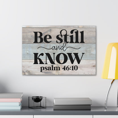 "Be Still And Know" Canvas Wall Art - Weave Got Gifts - Unique Gifts You Won’t Find Anywhere Else!