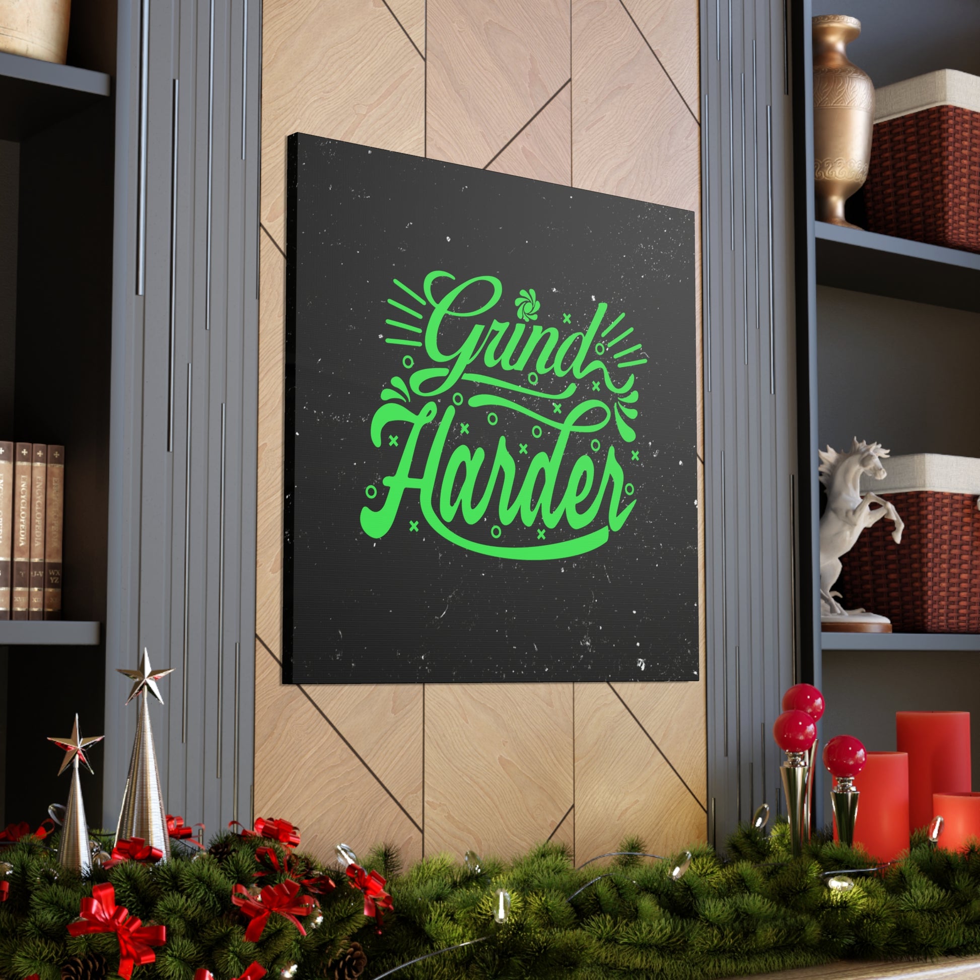 "Grind Harder" Wall Art - Weave Got Gifts - Unique Gifts You Won’t Find Anywhere Else!