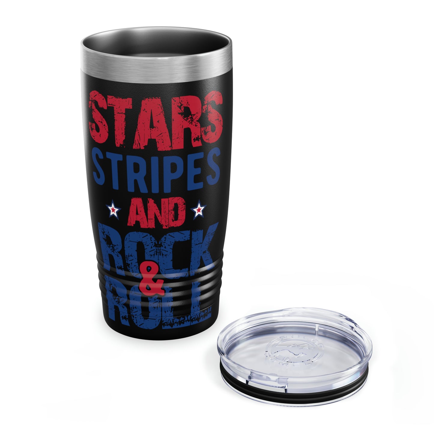 "Stars, Stripes And Rock & Roll" Tumbler - Weave Got Gifts - Unique Gifts You Won’t Find Anywhere Else!