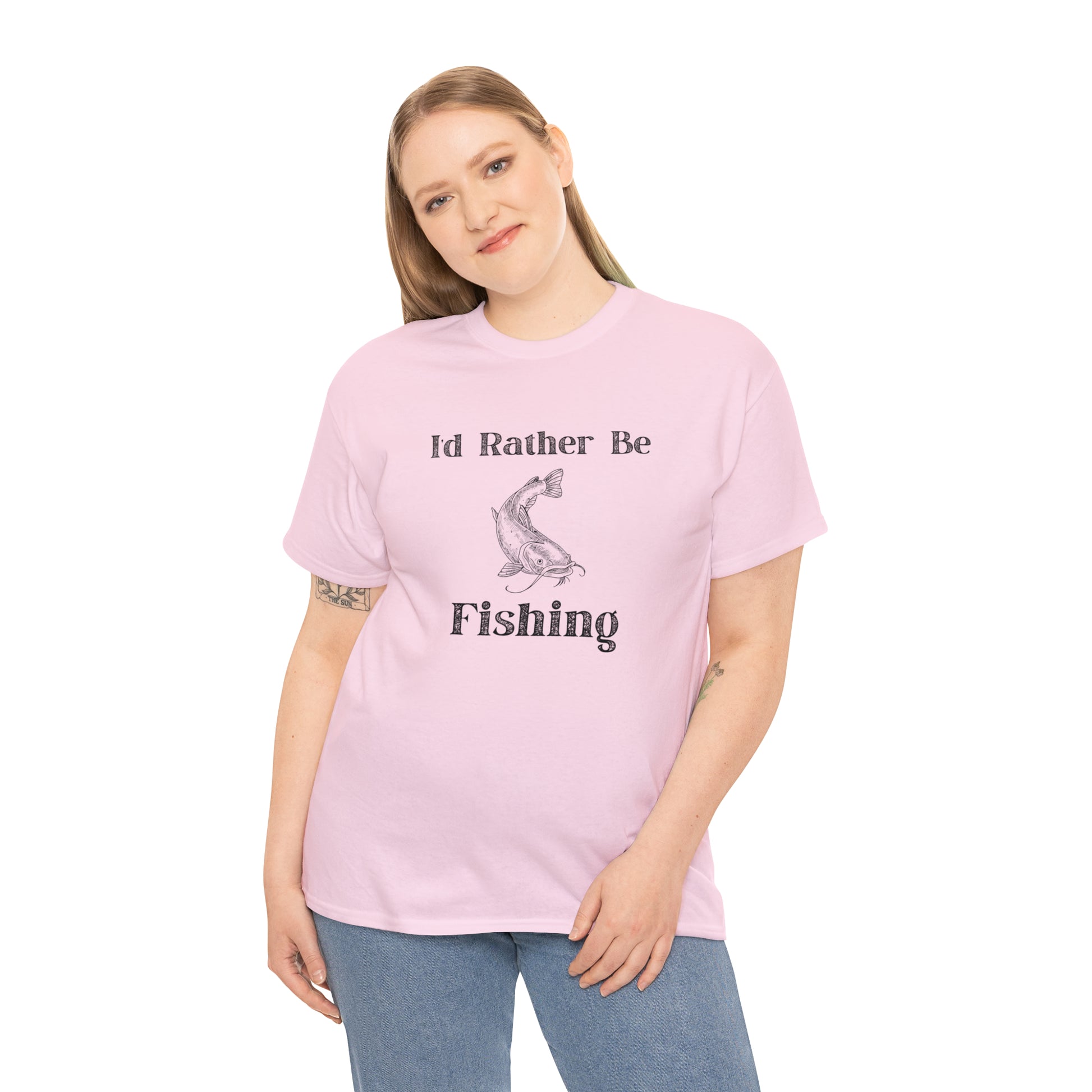 "Id Rather Be Fishing" T-Shirt - Weave Got Gifts - Unique Gifts You Won’t Find Anywhere Else!