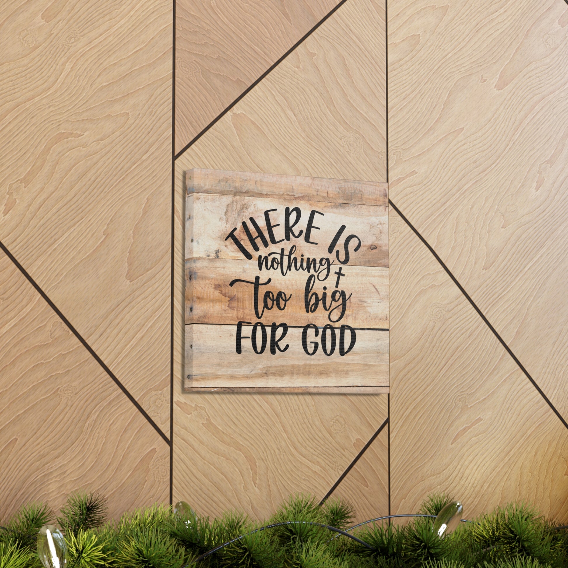 "There Is Nothing Too Big For God" Wall Art - Weave Got Gifts - Unique Gifts You Won’t Find Anywhere Else!