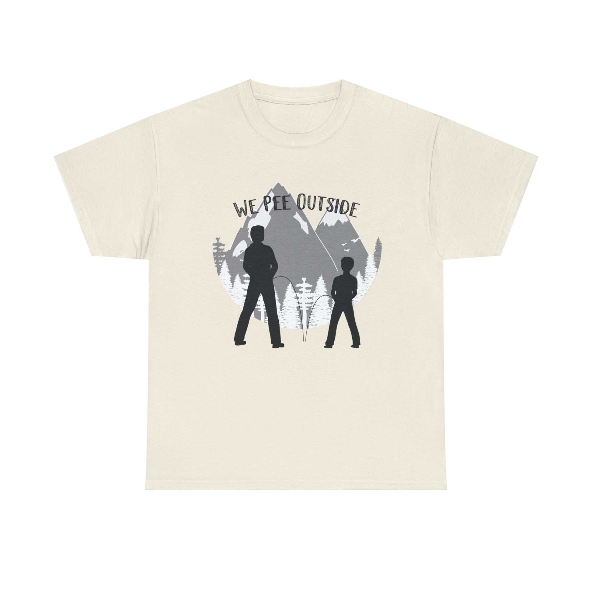 Nature-loving dad shirt with humor
