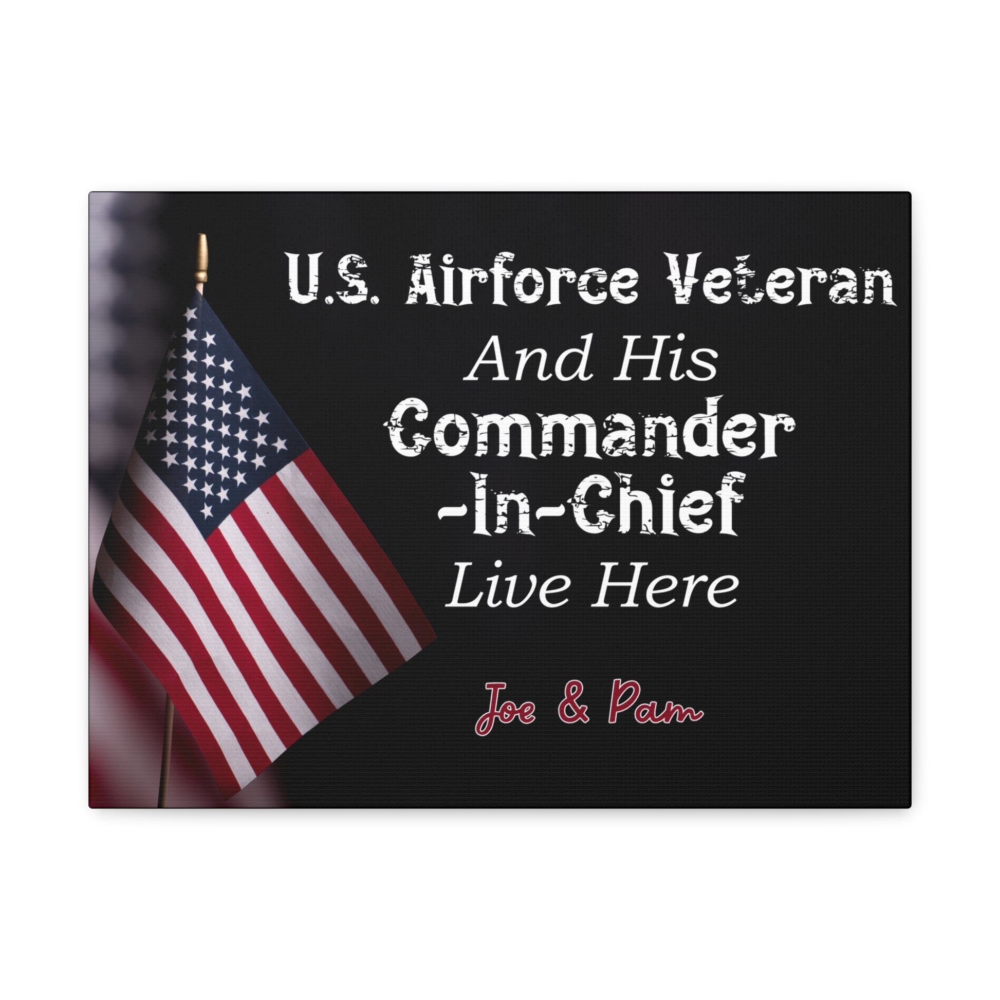 Custom "Us Airforce Veteran" Wall Art - Weave Got Gifts - Unique Gifts You Won’t Find Anywhere Else!