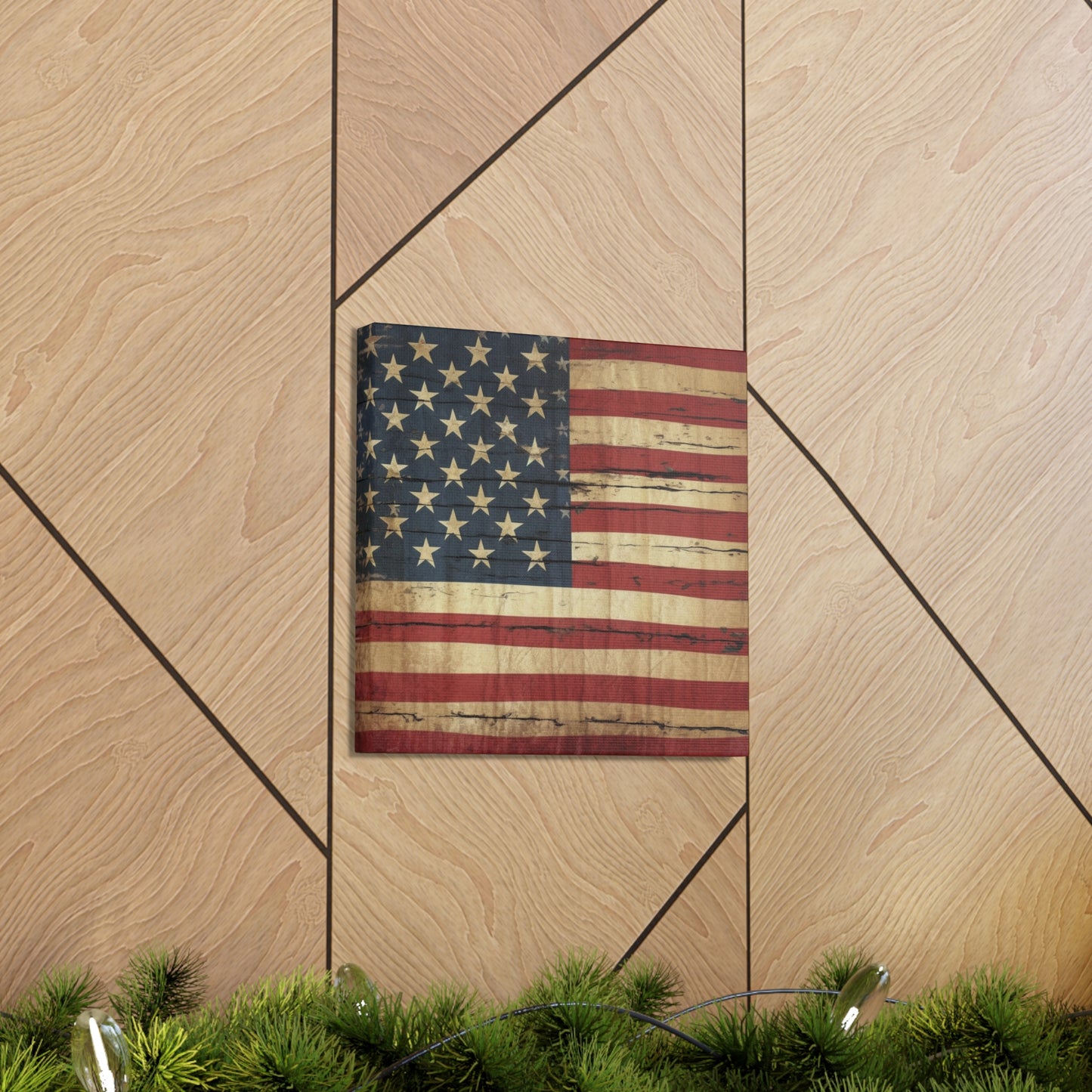 "Rustic American Flag" Wall Art - Weave Got Gifts - Unique Gifts You Won’t Find Anywhere Else!