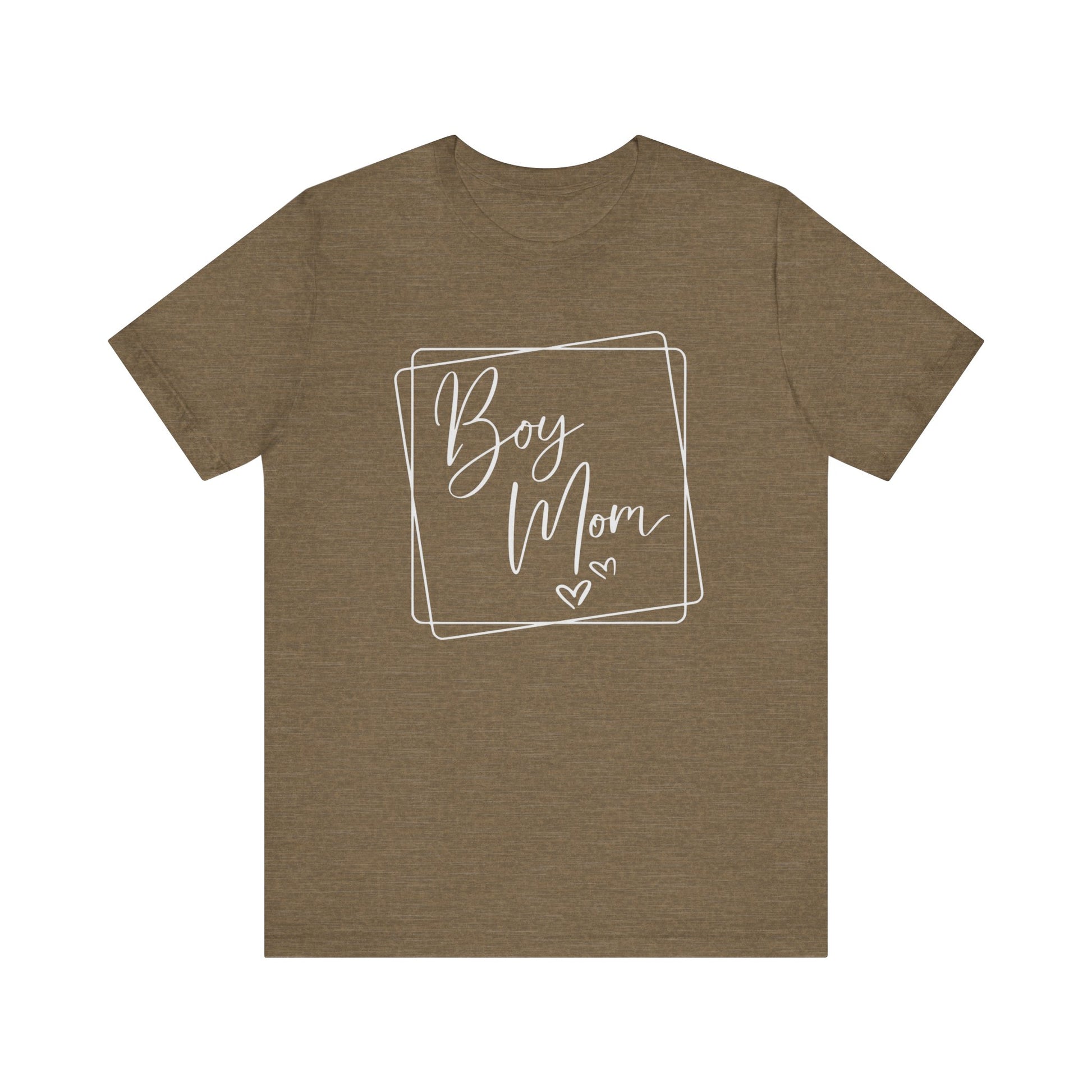 "Comfortable Cotton Boy Mom Tee"