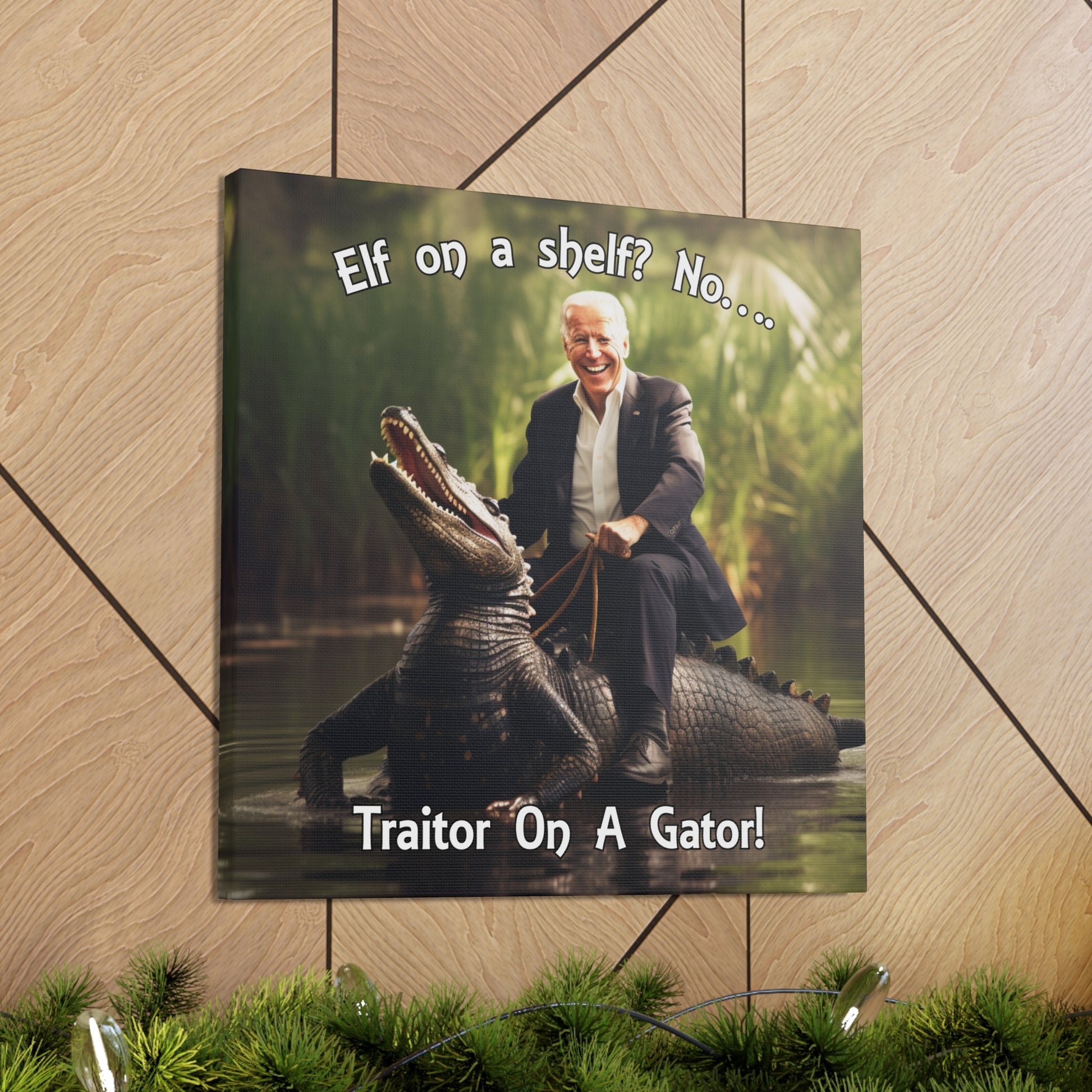 "Traitor On A Gator" Wall Art - Weave Got Gifts - Unique Gifts You Won’t Find Anywhere Else!