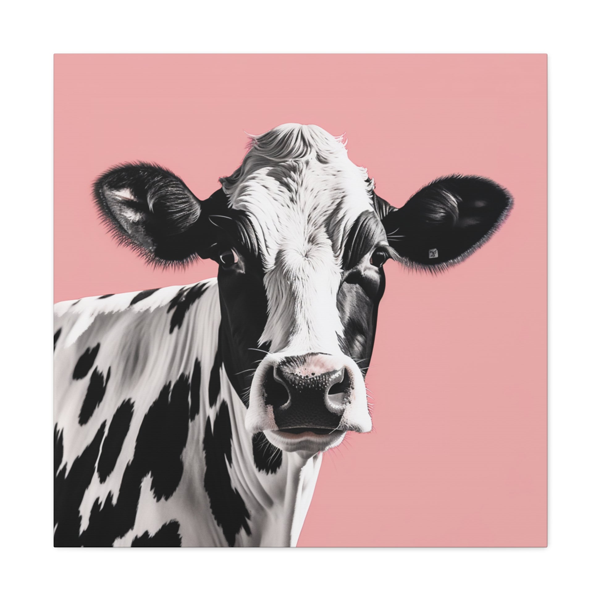 Fun cow canvas for kitchen décor