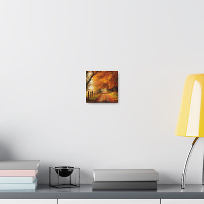 Autumn trees art perfect for rustic or seasonal-themed decor
