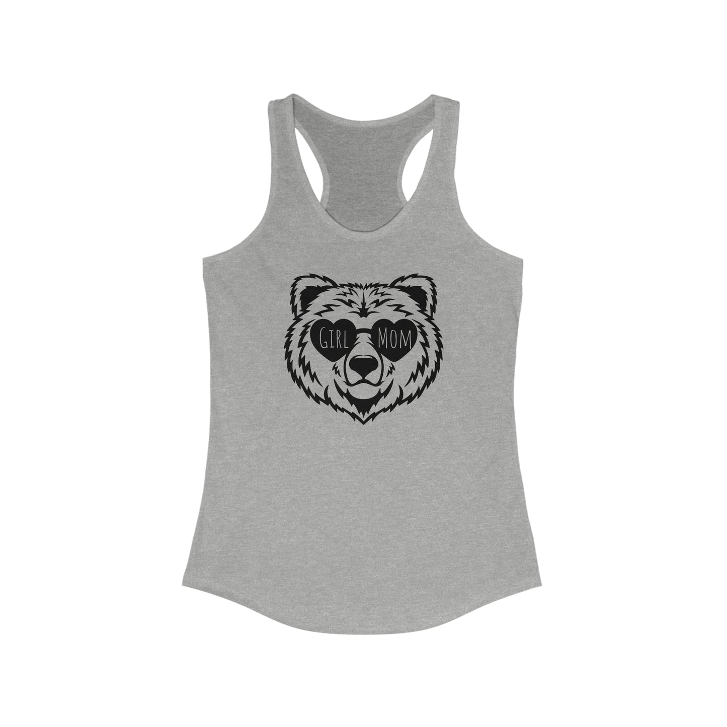 Mama Bear Face Tank with Girl Mom Sunglasses
