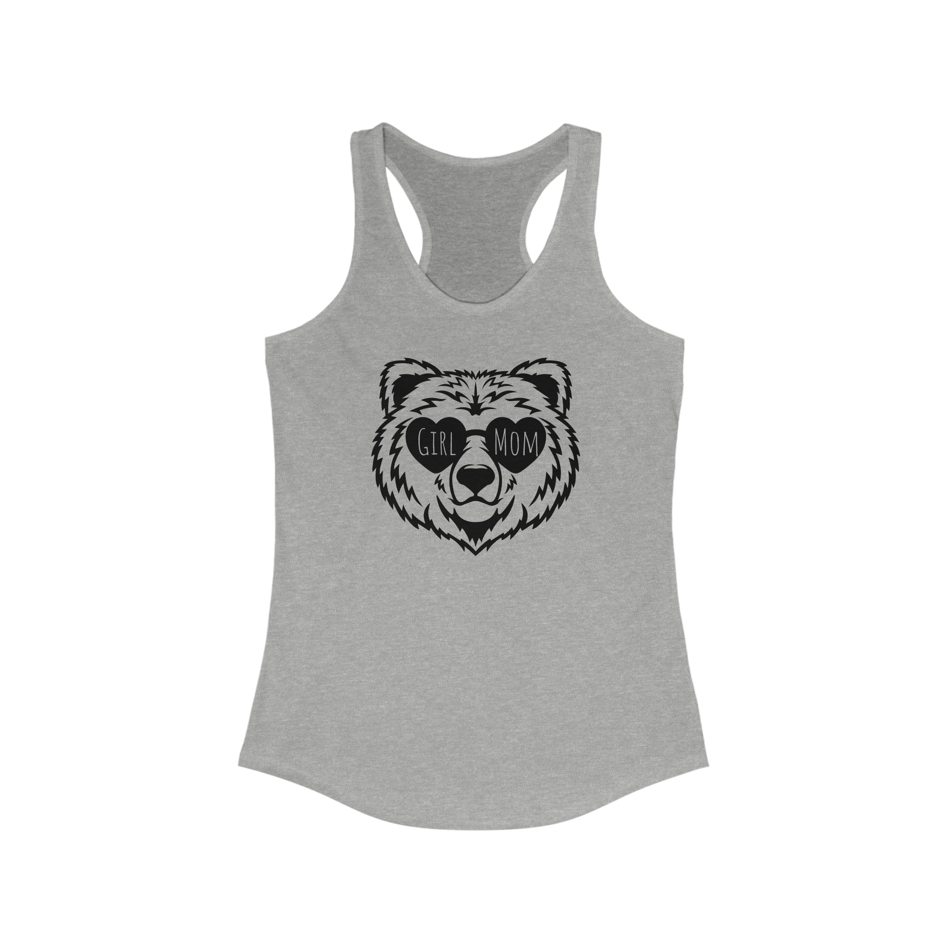 Mama Bear Face Tank with Girl Mom Sunglasses
