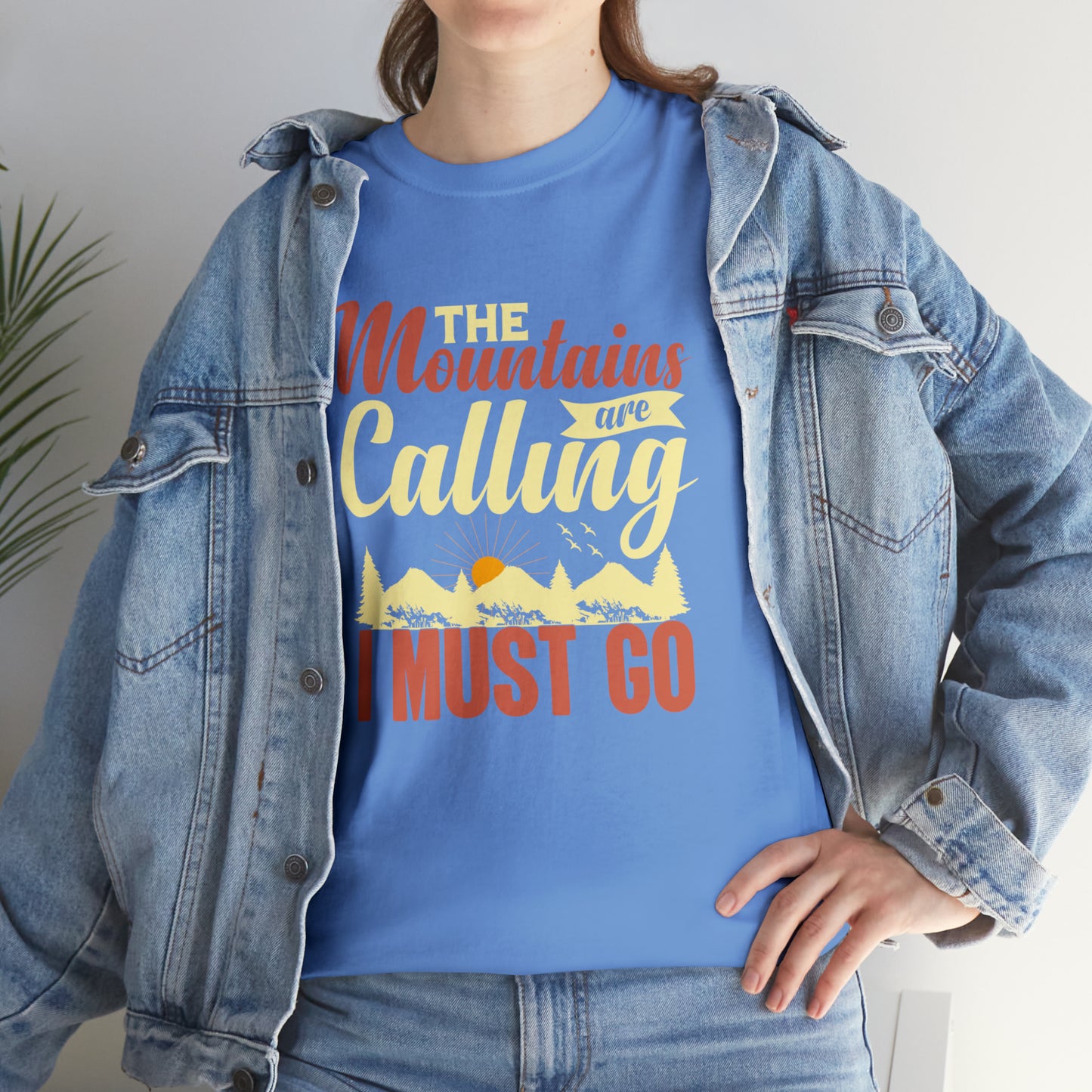 "The Mountains Are Calling" T-Shirt - Weave Got Gifts - Unique Gifts You Won’t Find Anywhere Else!