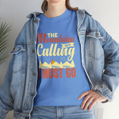"The Mountains Are Calling" T-Shirt - Weave Got Gifts - Unique Gifts You Won’t Find Anywhere Else!