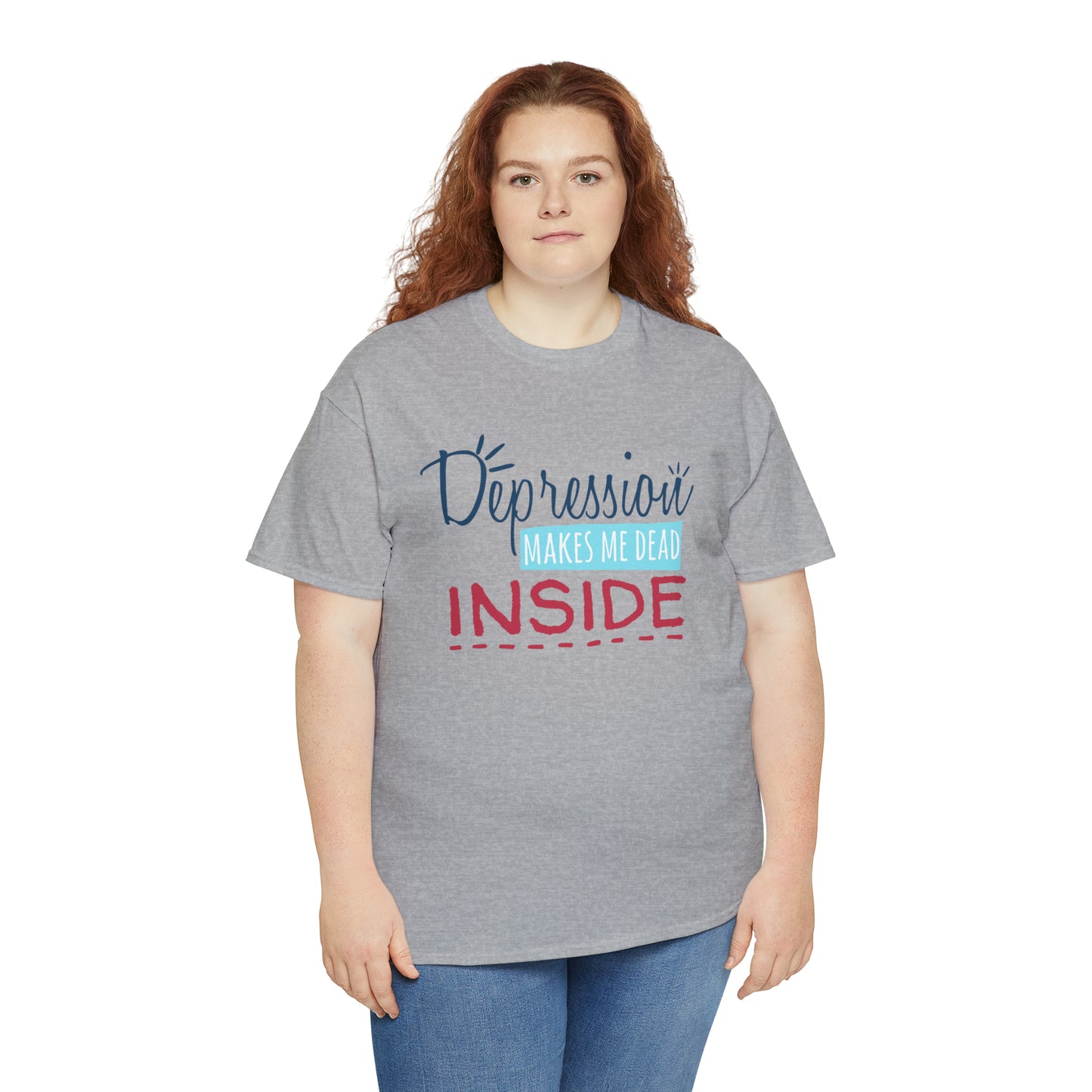 "Depression Makes Me Dead Inside" T-Shirt - Weave Got Gifts - Unique Gifts You Won’t Find Anywhere Else!