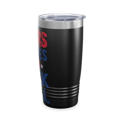 "Stars, Stripes And Rock & Roll" Tumbler - Weave Got Gifts - Unique Gifts You Won’t Find Anywhere Else!