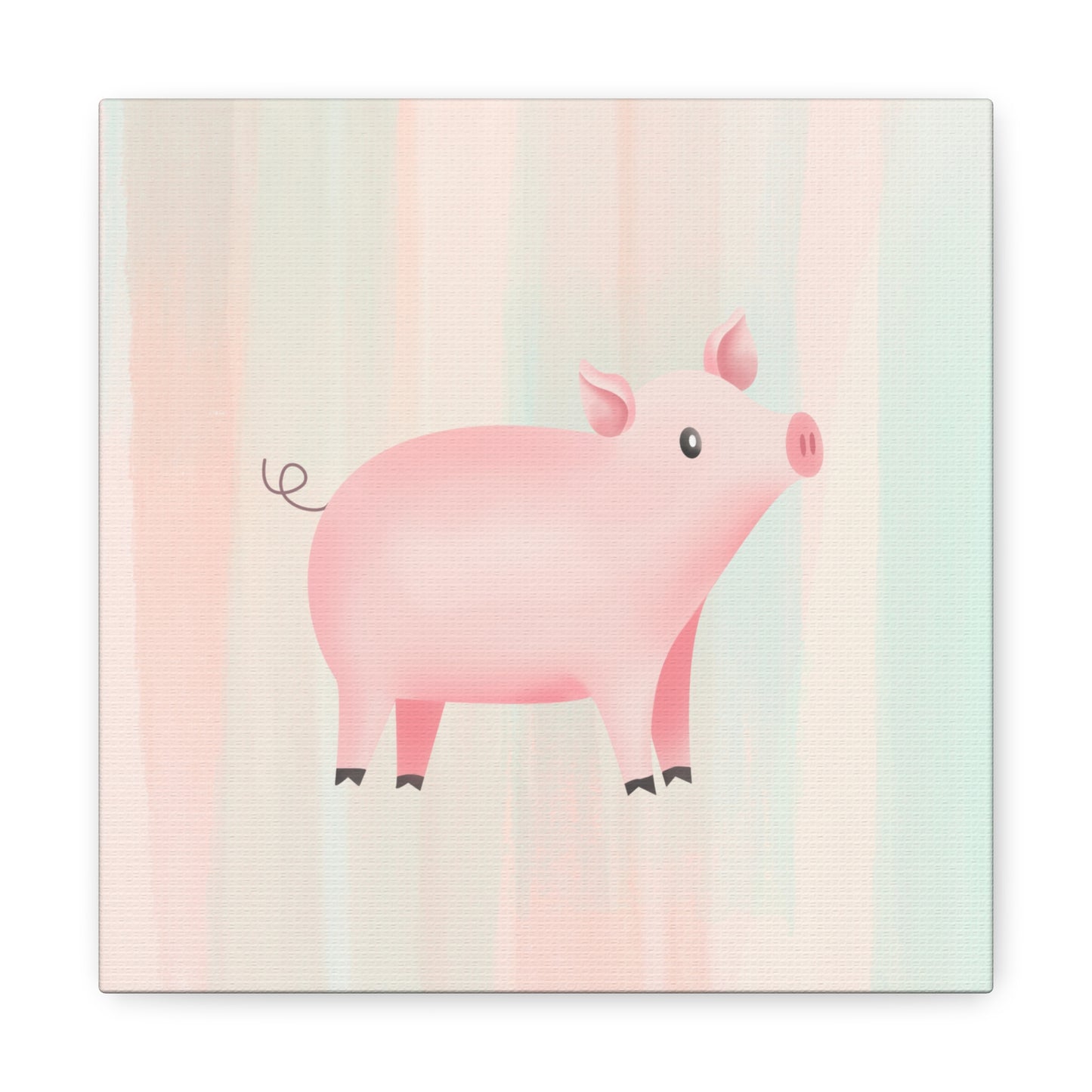 "Cute Pig" Nursery Wall Art - Weave Got Gifts - Unique Gifts You Won’t Find Anywhere Else!