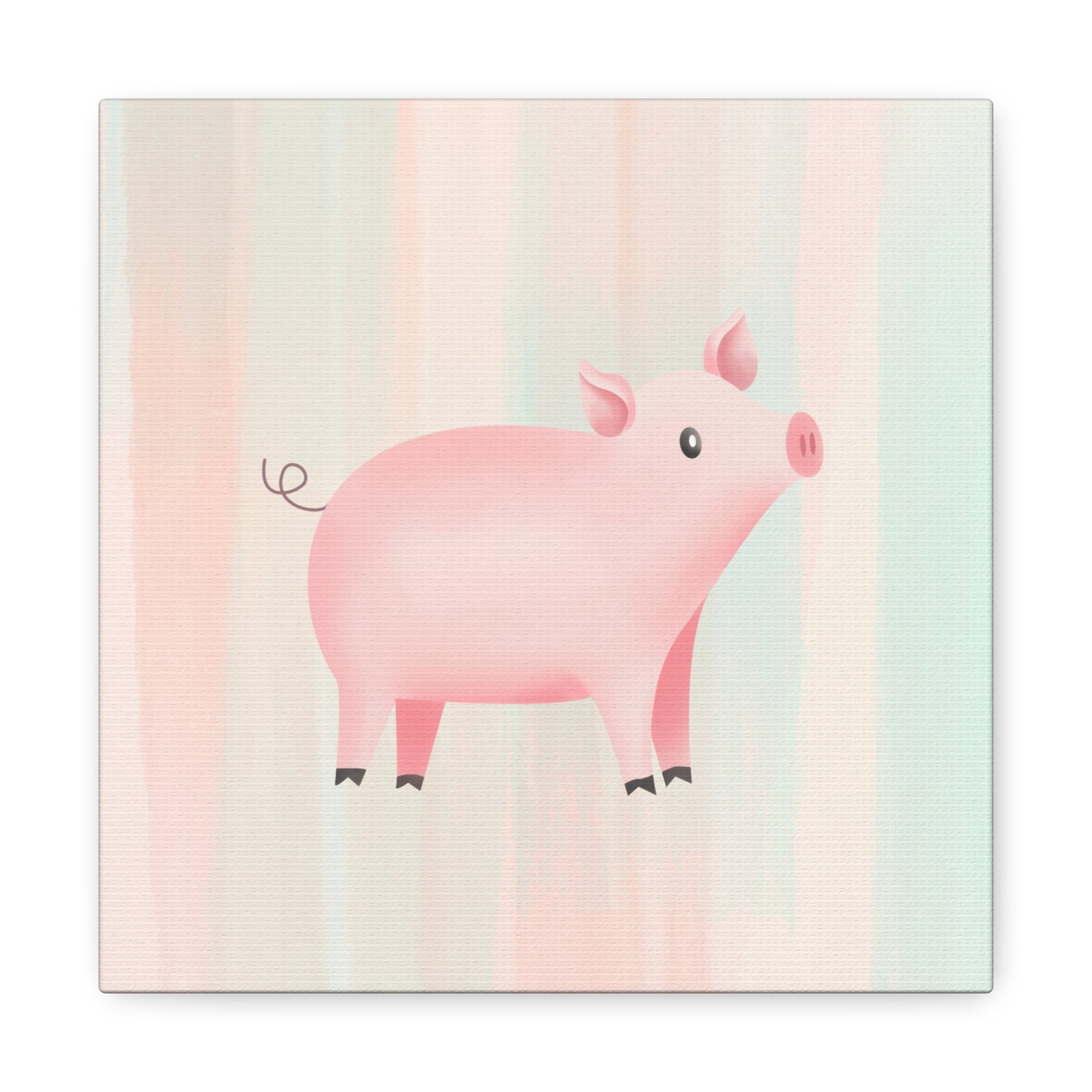"Cute Pig" Nursery Wall Art - Weave Got Gifts - Unique Gifts You Won’t Find Anywhere Else!