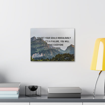 "Set Your Goals High" Wall Art - Weave Got Gifts - Unique Gifts You Won’t Find Anywhere Else!